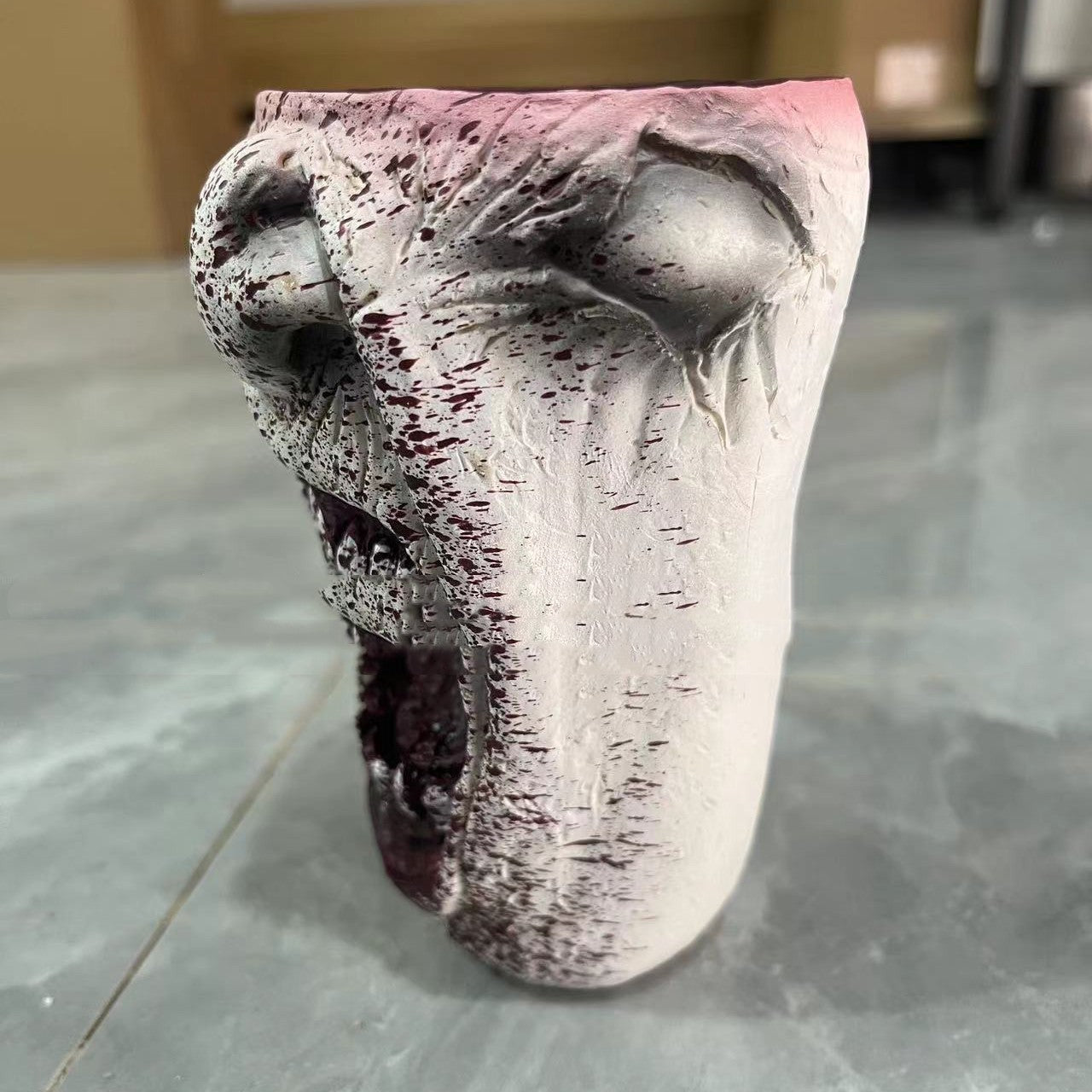 Handmade Gothic Vampire Half Face Mug - Zambeel