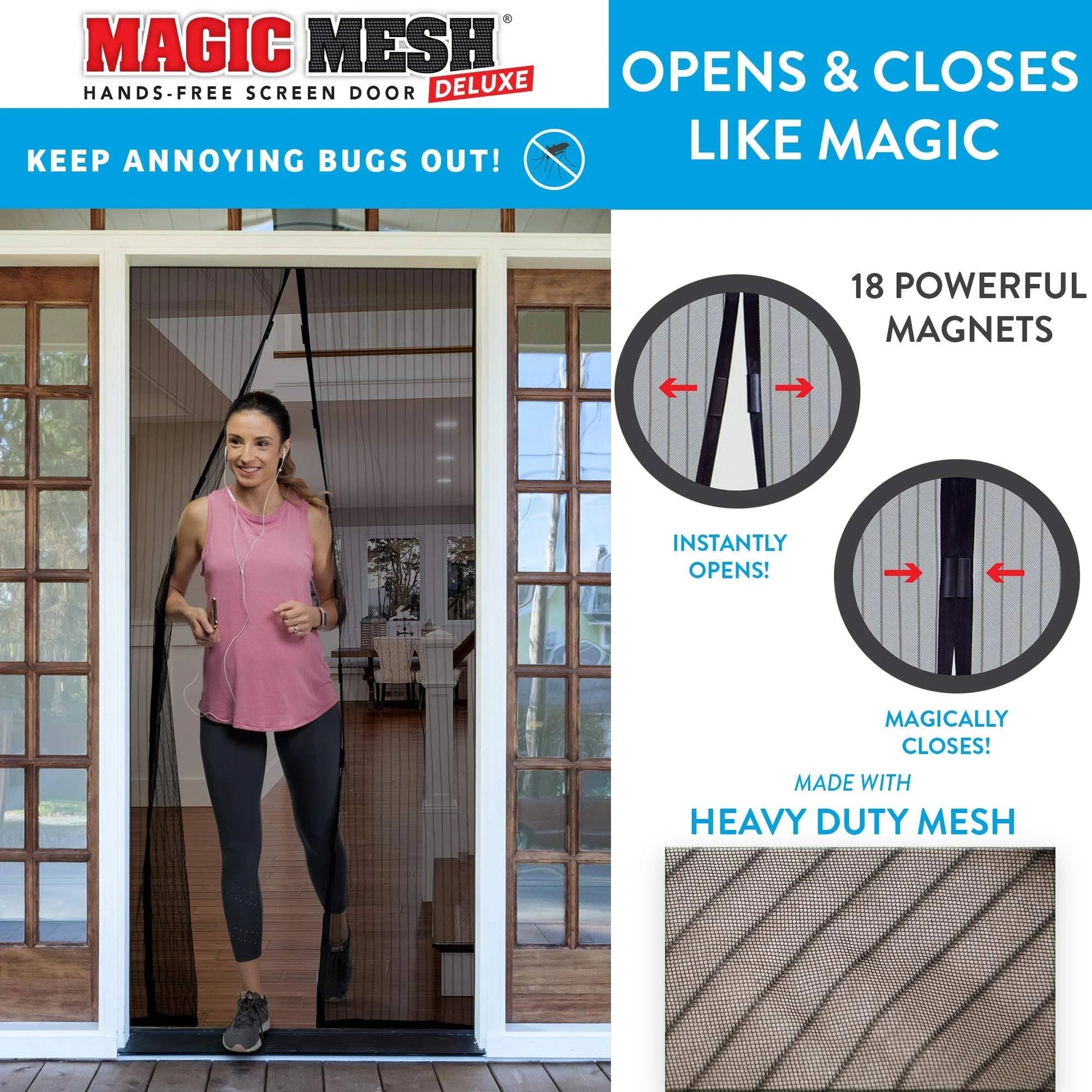 Hands - Free Screen Door - Zambeel