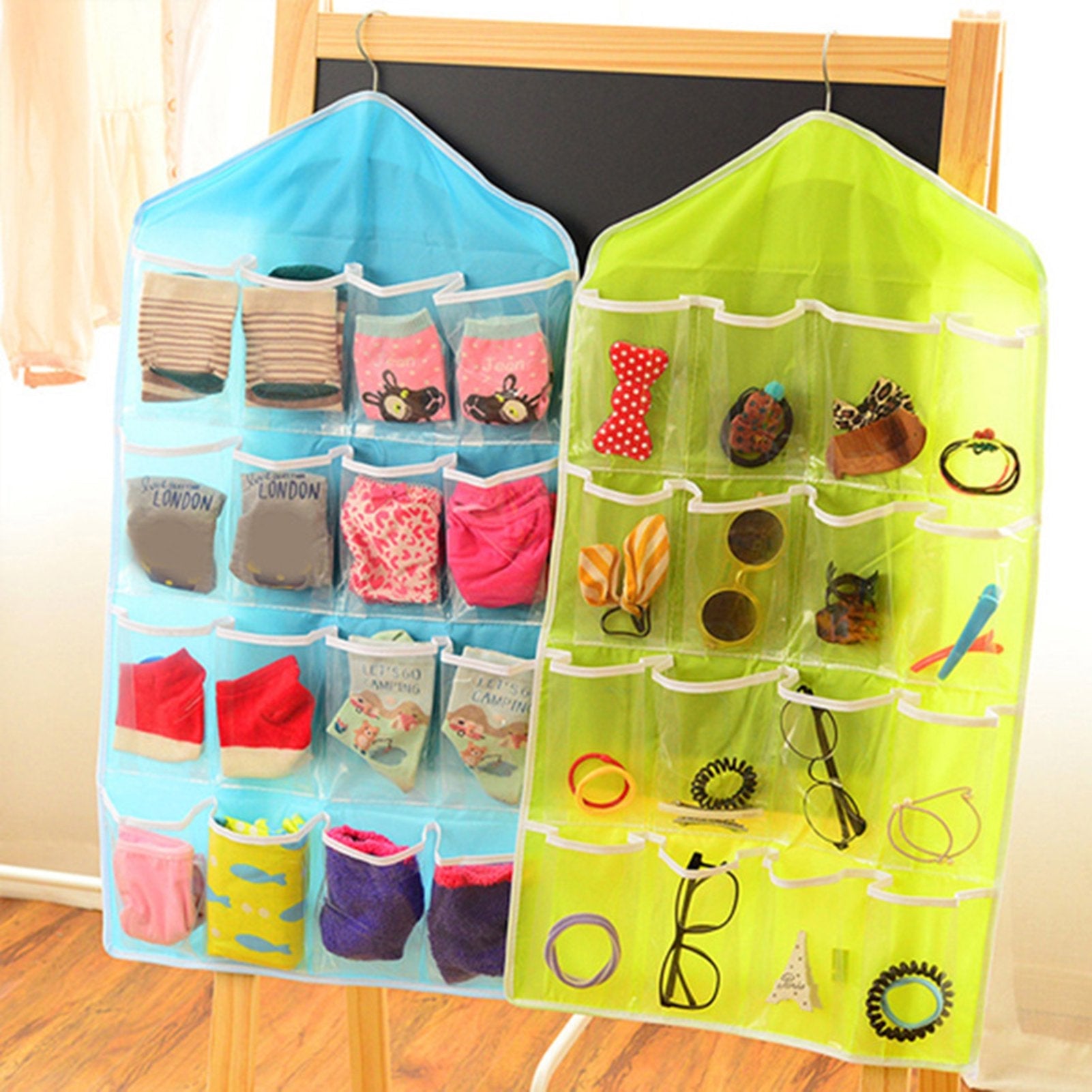 Hanging Multi - Pocket Transparent Storage Organizer - Zambeel