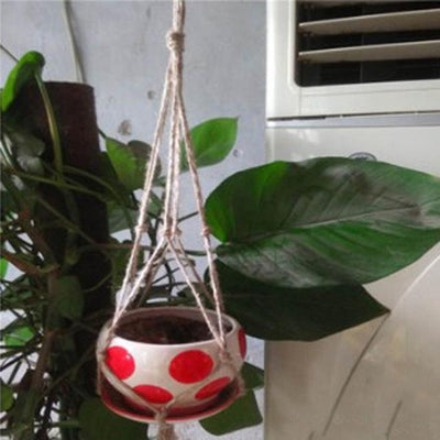 Hanging Pot Holder Rope Basket - Zambeel