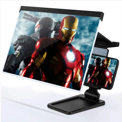 HD Phone Screen Amplifier with Foldable Phone Stand - Zambeel