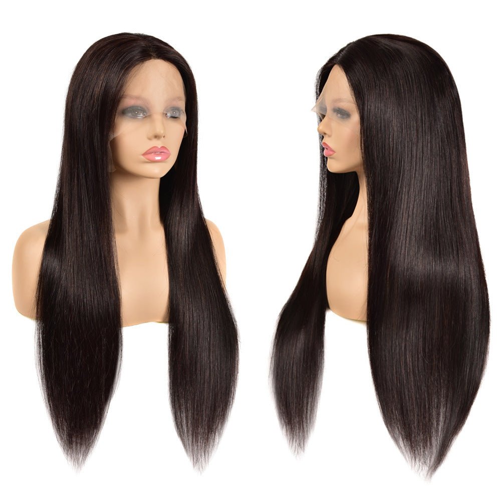 Headgear With Straight Human Hair - Zambeel