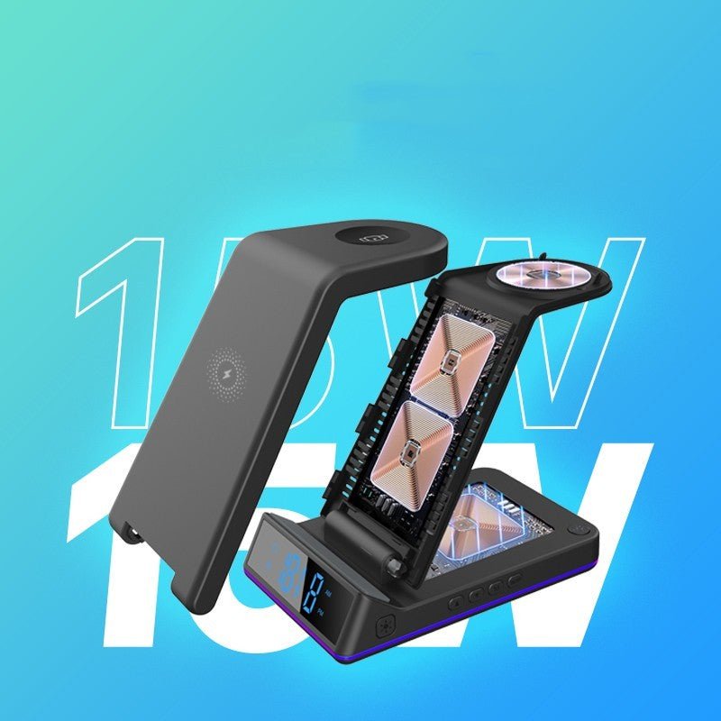 Headset Clock 5 - in - 1 Wireless Charger - Zambeel