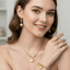 Heart Lock & Key Gold Jewelry Set - Zambeel