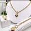 Heart Lock Pendant Jewelry Set - Zambeel