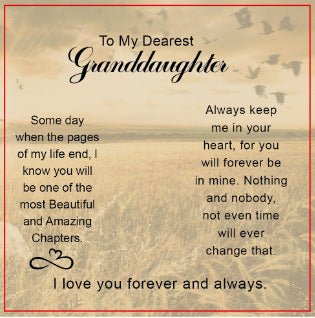 Heart Of Eternity Clavicle Chain Rotating Lucky Pendant Necklace With Card - Zambeel