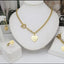 Heart Tag Chain Jewelry Set - Zambeel