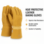 Heat Protective Leather Baking Gloves - Zambeel