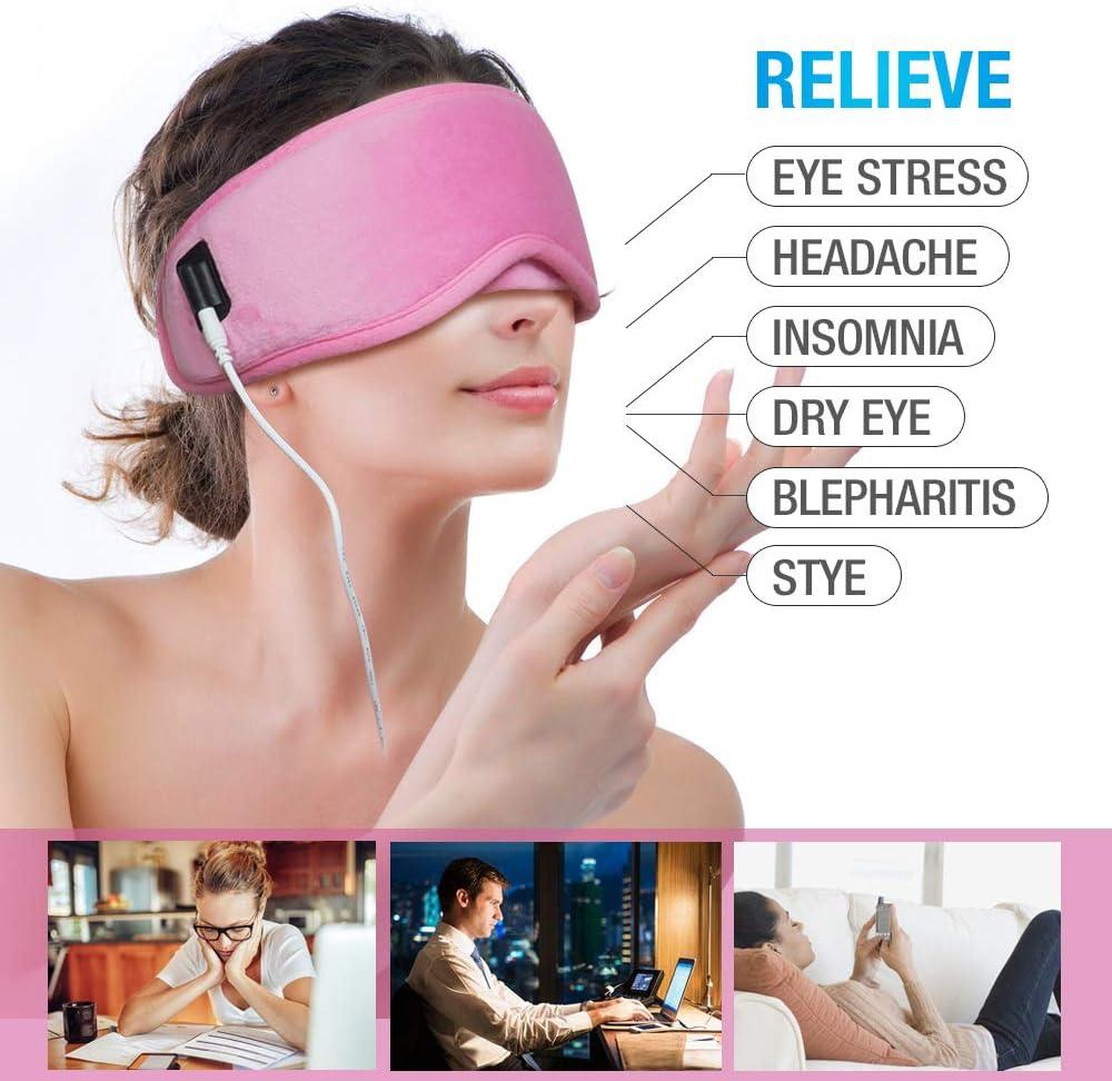 Heated Eye Mask for Eye Relief - Zambeel