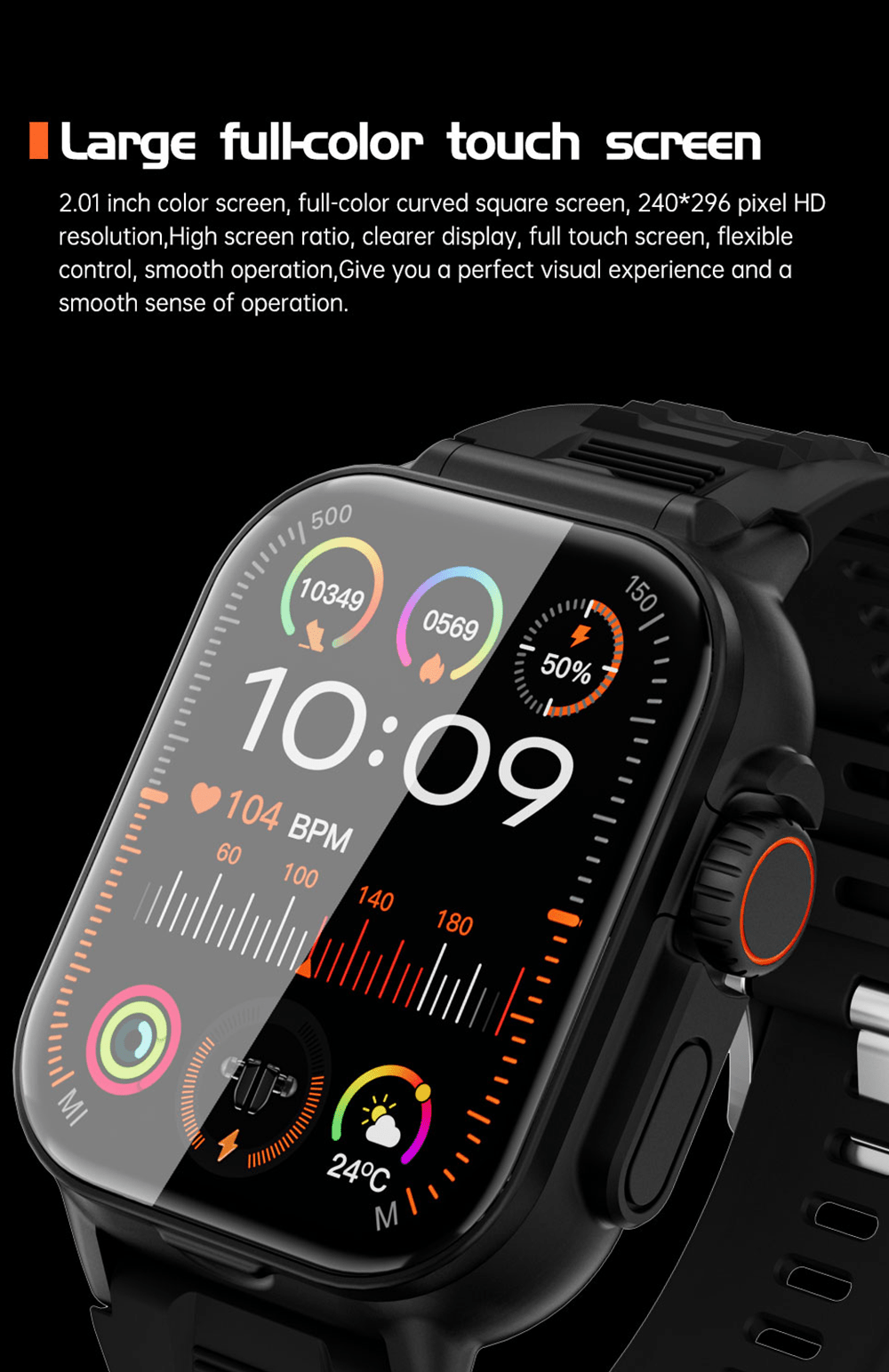 Hepu - 2 - in - 1 Smart Watch - Zambeel
