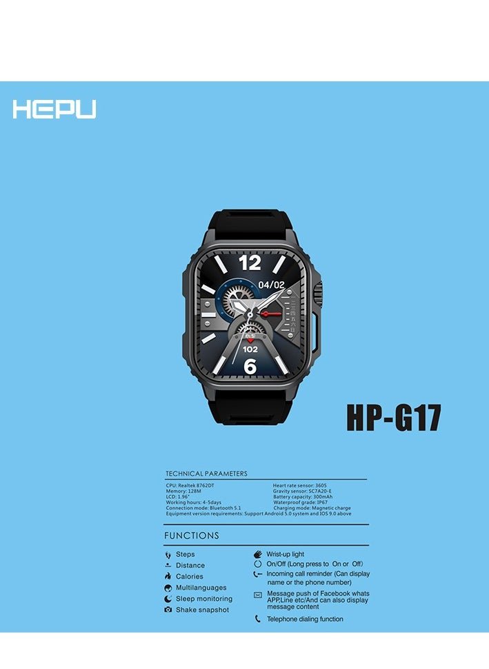 Hepu - Multifunctional Smart Watch - Zambeel