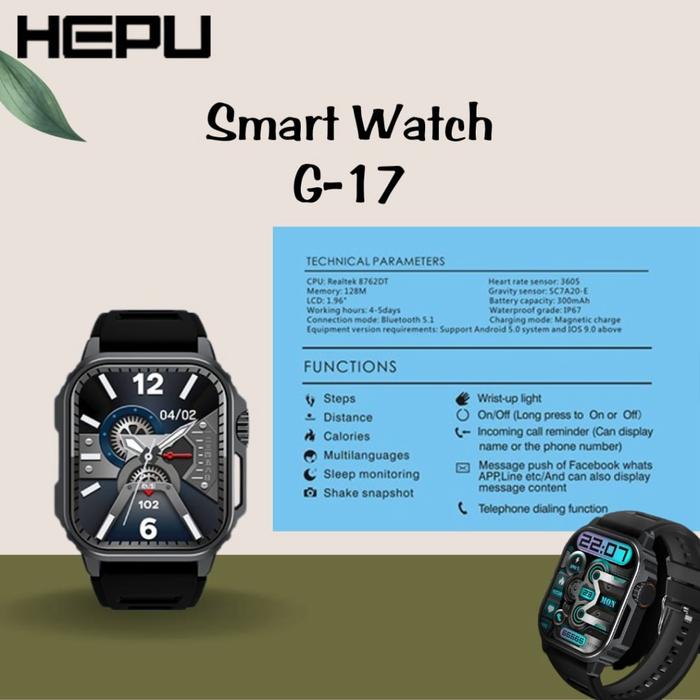 Hepu - Multifunctional Smart Watch - Zambeel
