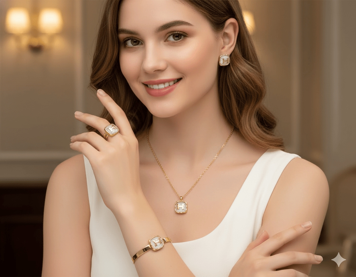 Hermes Style H Logo Jewelry Set - Zambeel