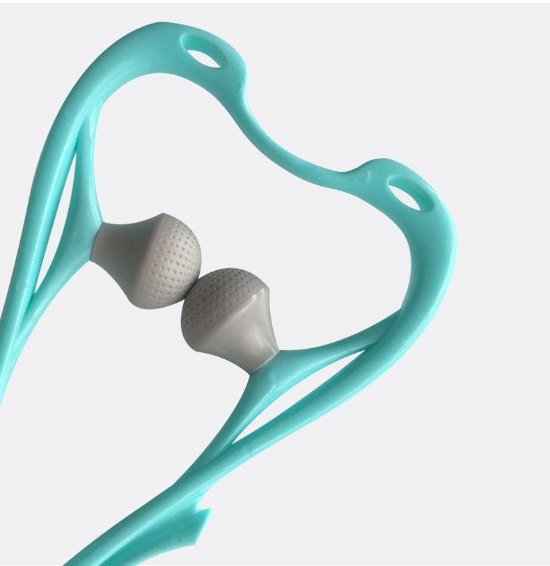 High Quality Multi - function Manual Relaxed Cervical Massager Pressure Relieve Double Ball Pressing Meridian Massager - Zambeel