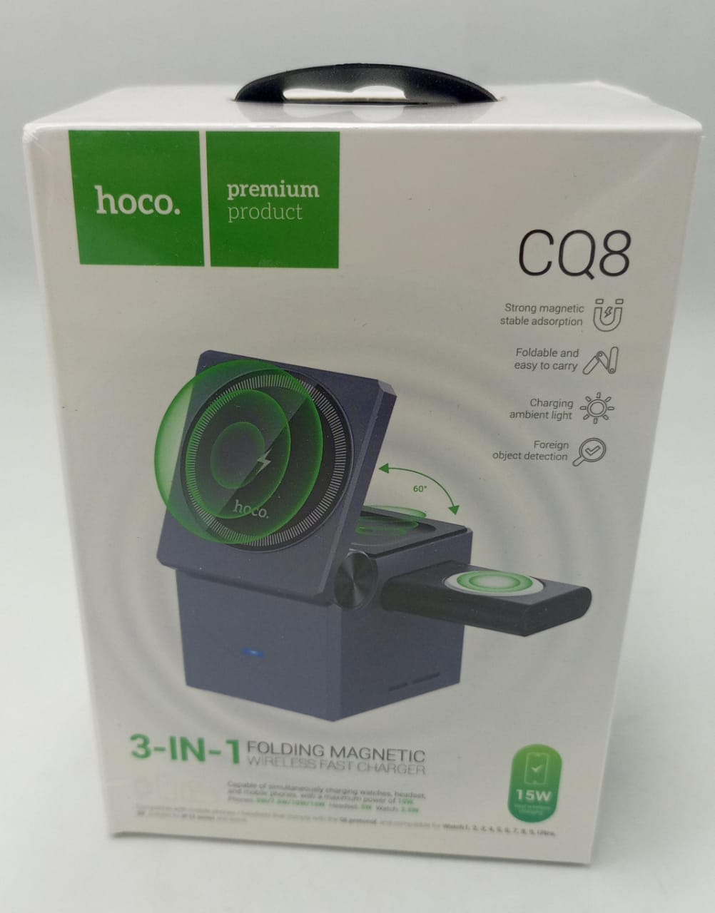 Hoco - 3 - in - 1 Wireless Charger (CQ8) © - Zambeel