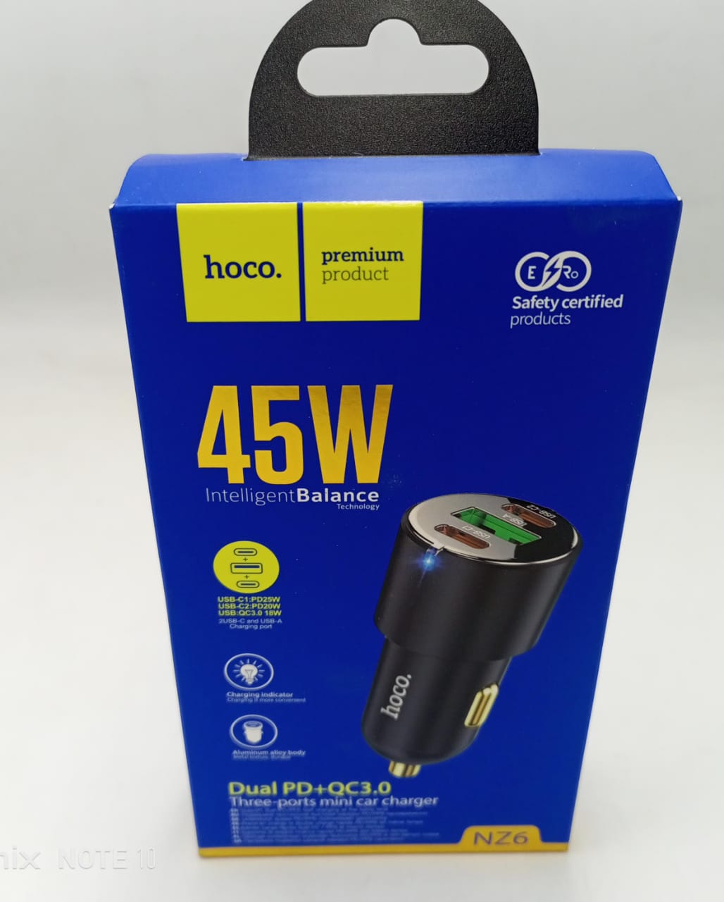 Hoco - 3 Port Car Charger (NZ6) - Zambeel