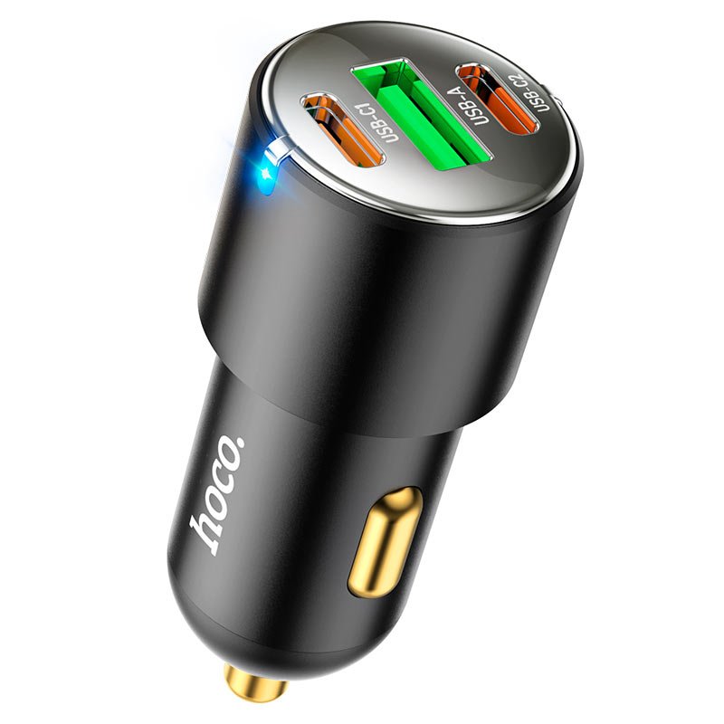 Hoco - 3 Port Car Charger (NZ6) - Zambeel