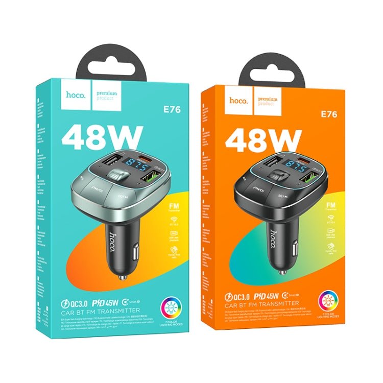 Hoco - Car BT FM Transmitter (E76) - Zambeel