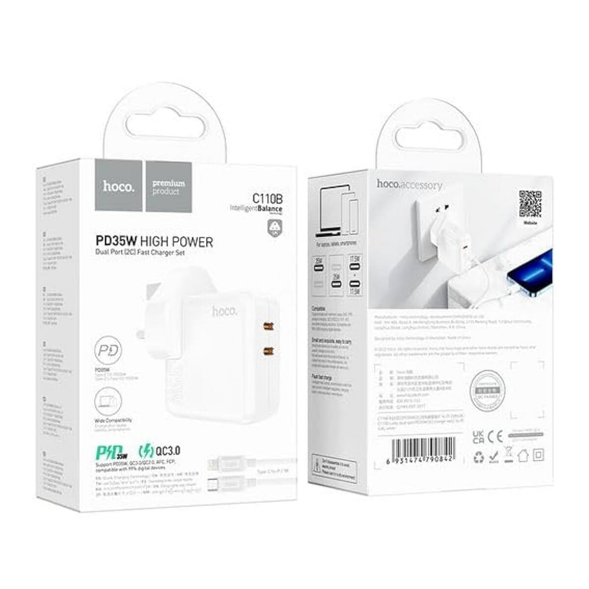 Hoco - Dual Port Charger (C110B) - Zambeel