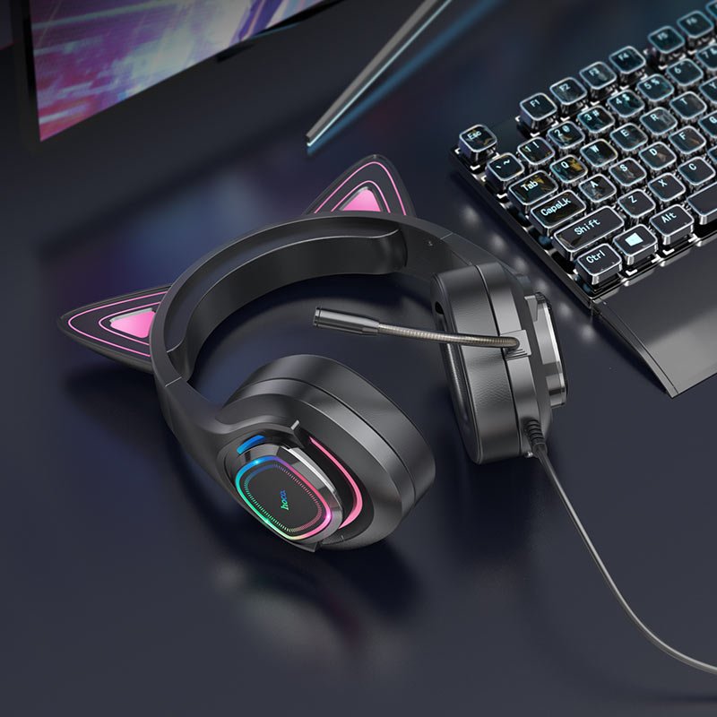 Hoco - Luminous Cat Gaming Headphone (W107) - Zambeel