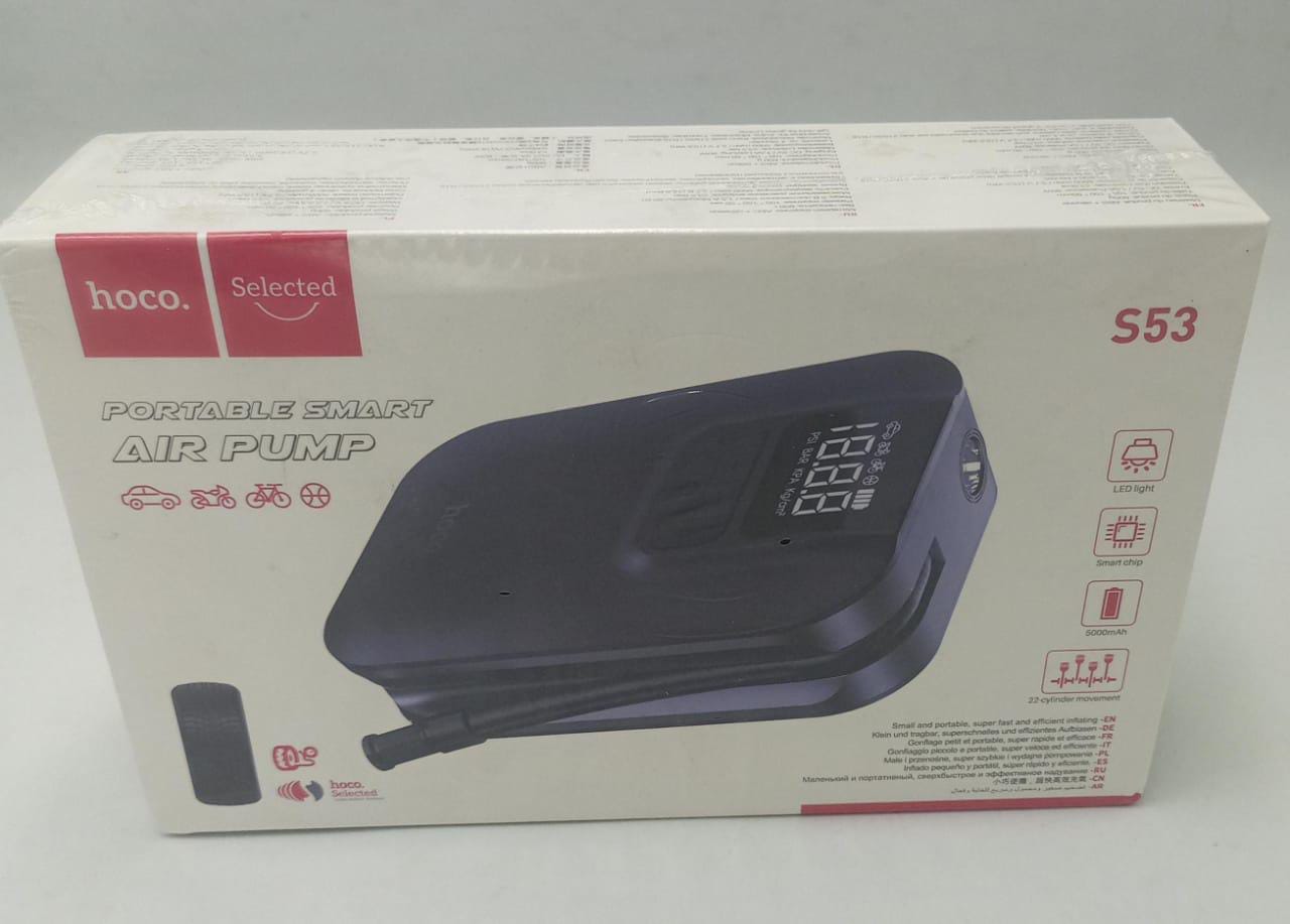 Hoco - Portable Smart Air Pump (S53) © - Zambeel