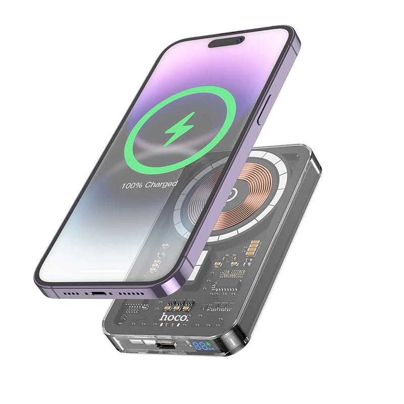 Hoco - Transparent Magnetic Power Bank (Q14) - Zambeel