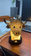 Home Cow Table Lamp Fun Cow Small Night Lamp - Zambeel