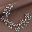 Horse Eye Silver Flexible Chain Headband Headwear Wedding - Zambeel