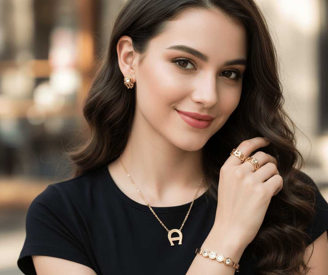 Horseshoe Design Jewelry Set - Zambeel