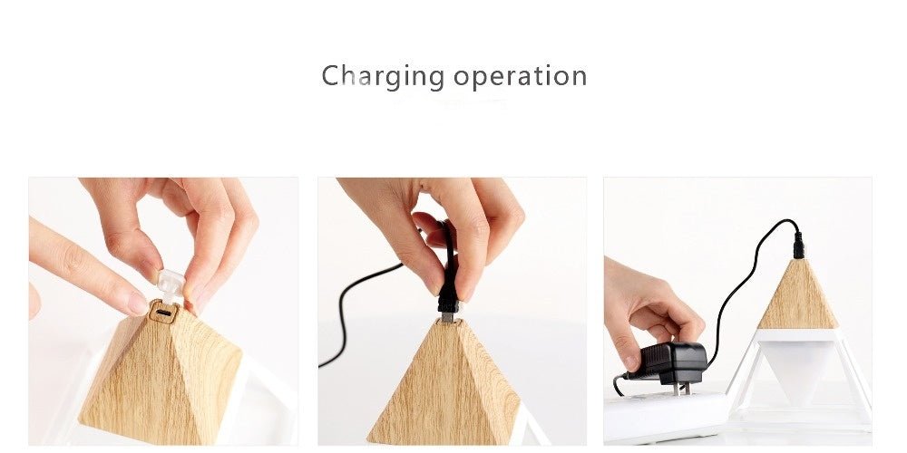 Hot Sale Pyramid Practical Touch Switch Lamps - Zambeel