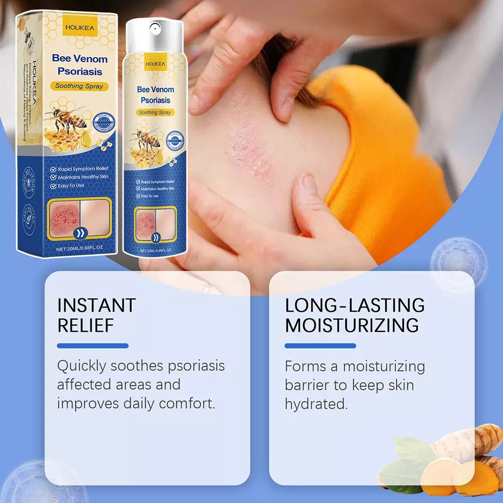 HOUKEA - Bee Venom Psoriasis Soothing Spray (Original) - Zambeel