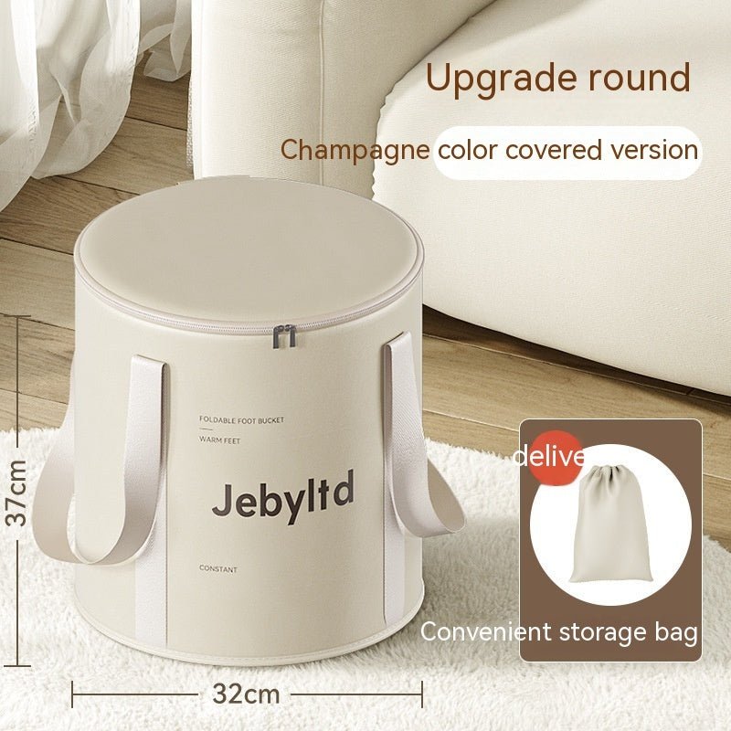 Household Folding Foot Bath Bag High Depth Over Calf Portable - Zambeel