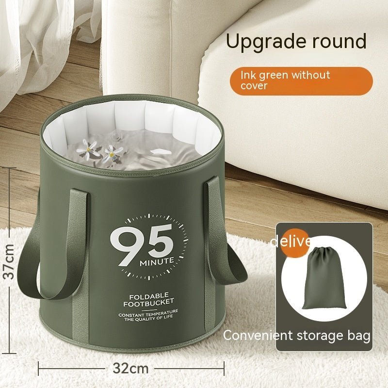 Household Folding Foot Bath Bag High Depth Over Calf Portable - Zambeel