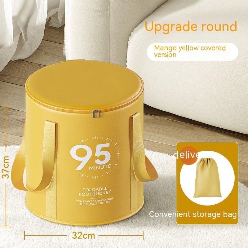 Household Folding Foot Bath Bag High Depth Over Calf Portable - Zambeel