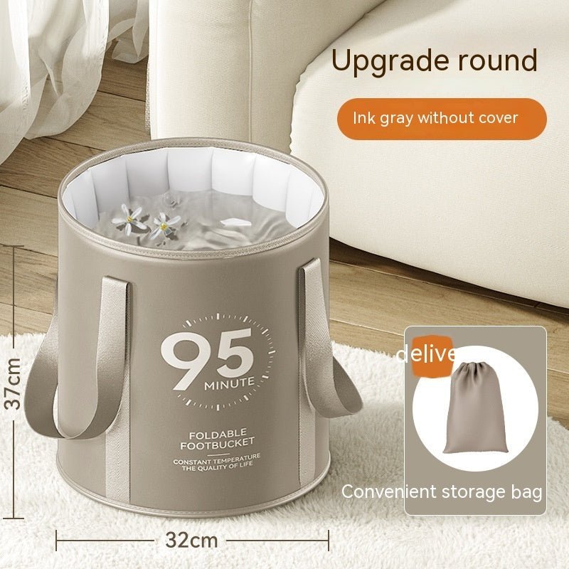 Household Folding Foot Bath Bag High Depth Over Calf Portable - Zambeel