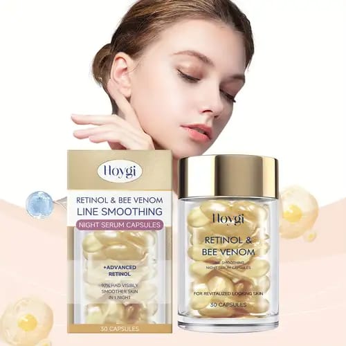 Hoygi - Retinol & Bee Venom Night Serum Capsules - Zambeel