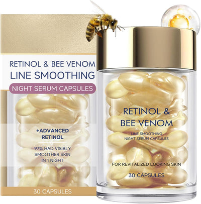Hoygi - Retinol & Bee Venom Night Serum Capsules - Zambeel