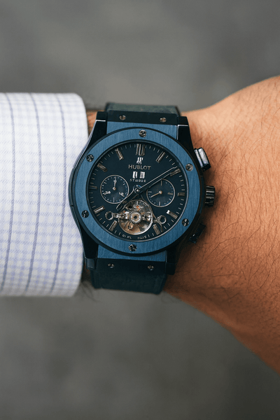 Hublot - Classic Fusion Automatic Skeleton Chronograph Watch (A+) - Zambeel