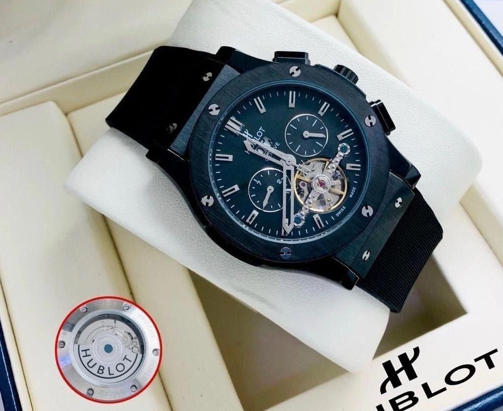 Hublot - Classic Fusion Automatic Skeleton Chronograph Watch (A+) - Zambeel