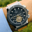 Hublot - Classic Fusion Automatic Skeleton Chronograph Watch (A+) - Zambeel