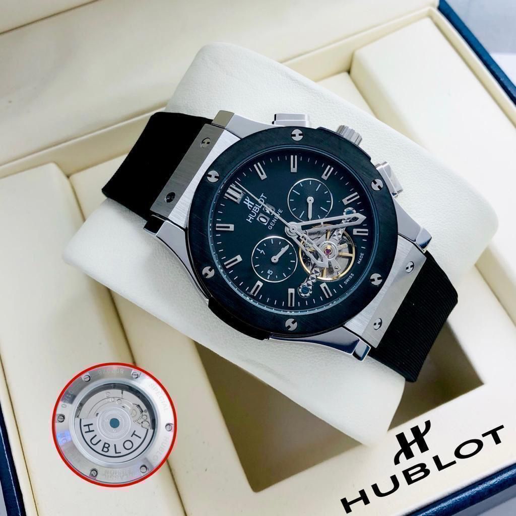 Hublot - Classic Fusion Automatic Skeleton Chronograph Watch (A+) - Zambeel