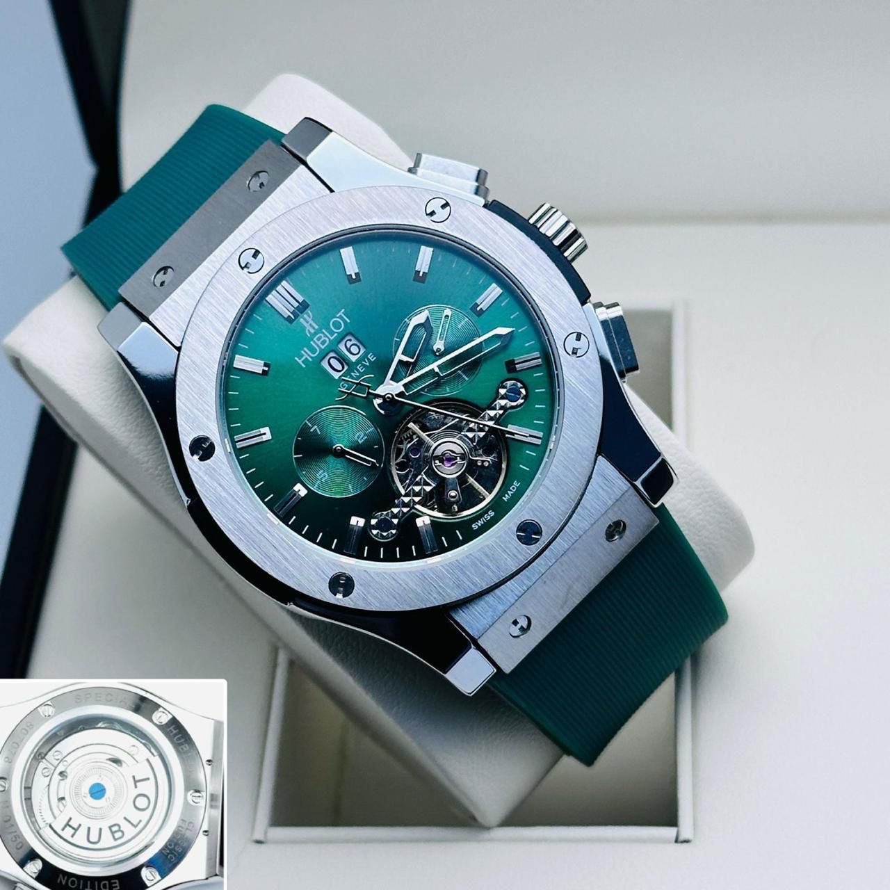 Hublot - Classic Fusion Automatic Skeleton Chronograph Watch (A+) - Zambeel