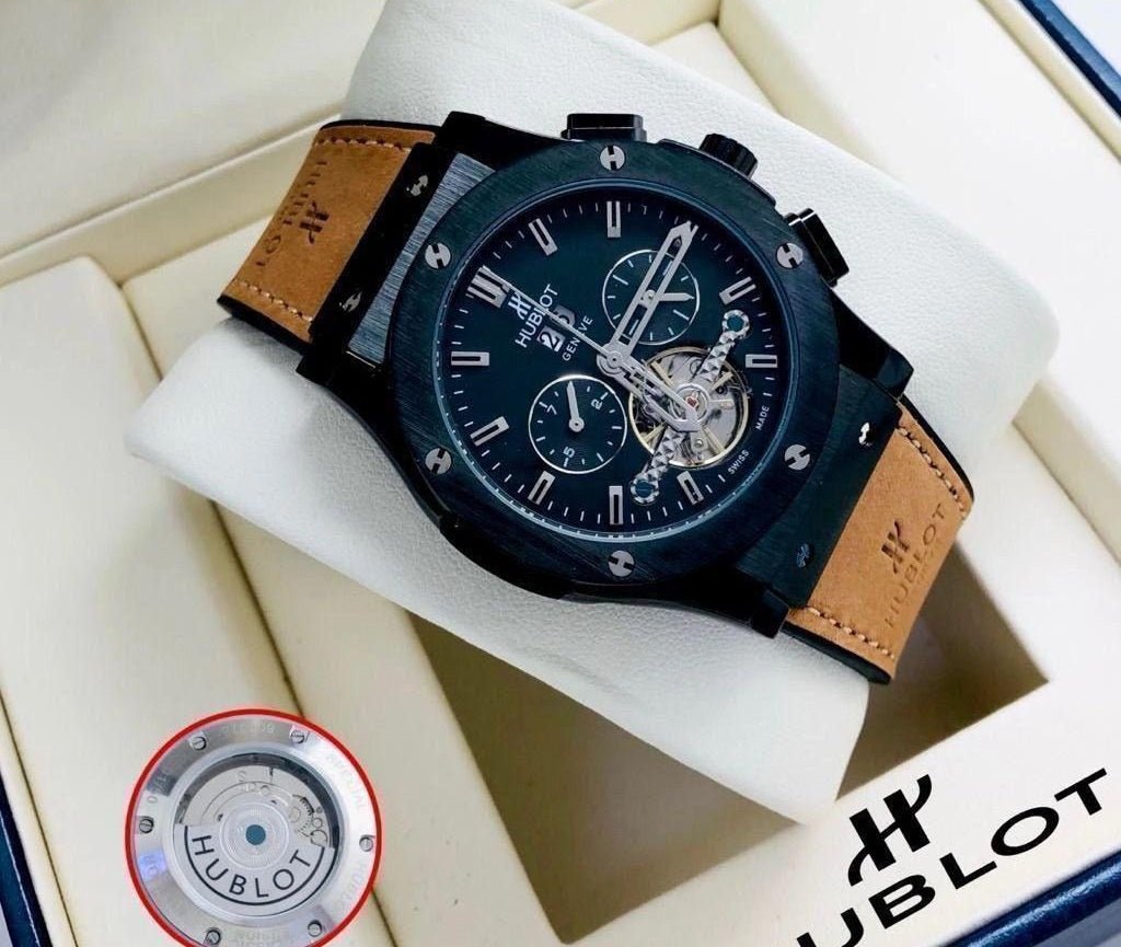 Hublot - Classic Fusion Automatic Skeleton Chronograph Watch (A+) - Zambeel