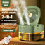 Humidifying Spray Fan Desktop Remote Control Timing Mini Air Cooler Big Wind Mute USB Charging Fan - Zambeel