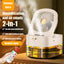 Humidifying Spray Fan Desktop Remote Control Timing Mini Air Cooler Big Wind Mute USB Charging Fan - Zambeel