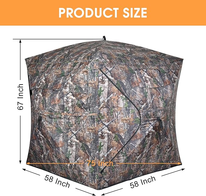 Hunting Blind See Tent © - Zambeel