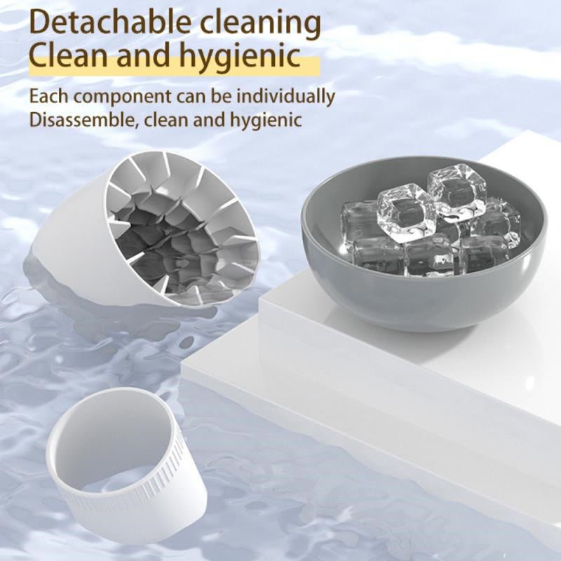 Ice Block Mold Silicone Mushroom Ice Cup Frozen Refrigerator Ice Grid Box Durable Easy Demould Bucket Homemade Crushed Ice Maker Ktichen Gadgets - Zambeel