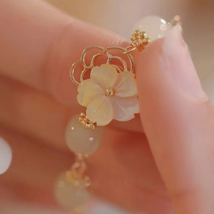 Icing On The Cake Hetian Jade Bracelet For Women - Zambeel