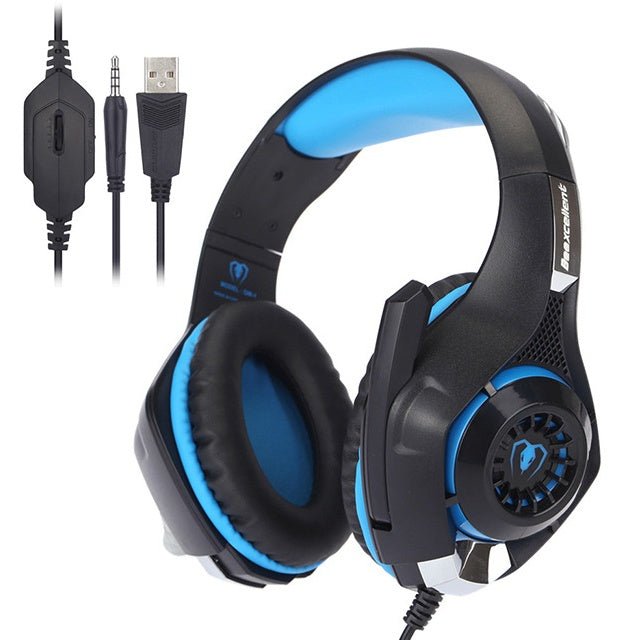 In Zhuo GM - 1 Computer Notebook Head - Mounted Luminous Gaming Headset With Microphone Jedi To Eat Chicken Earphones - Zambeel