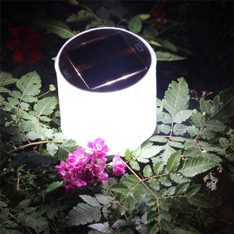 Inflatable Solar Light LED Solar Powered Foldable Light Outdoor Garden Yard Emergency Solar Road Lamp - Zambeel